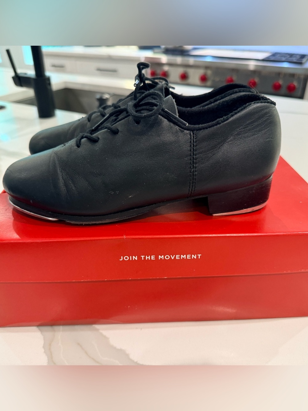 Women’s Black Lace-Up Tap Dance Shoes - Capezio